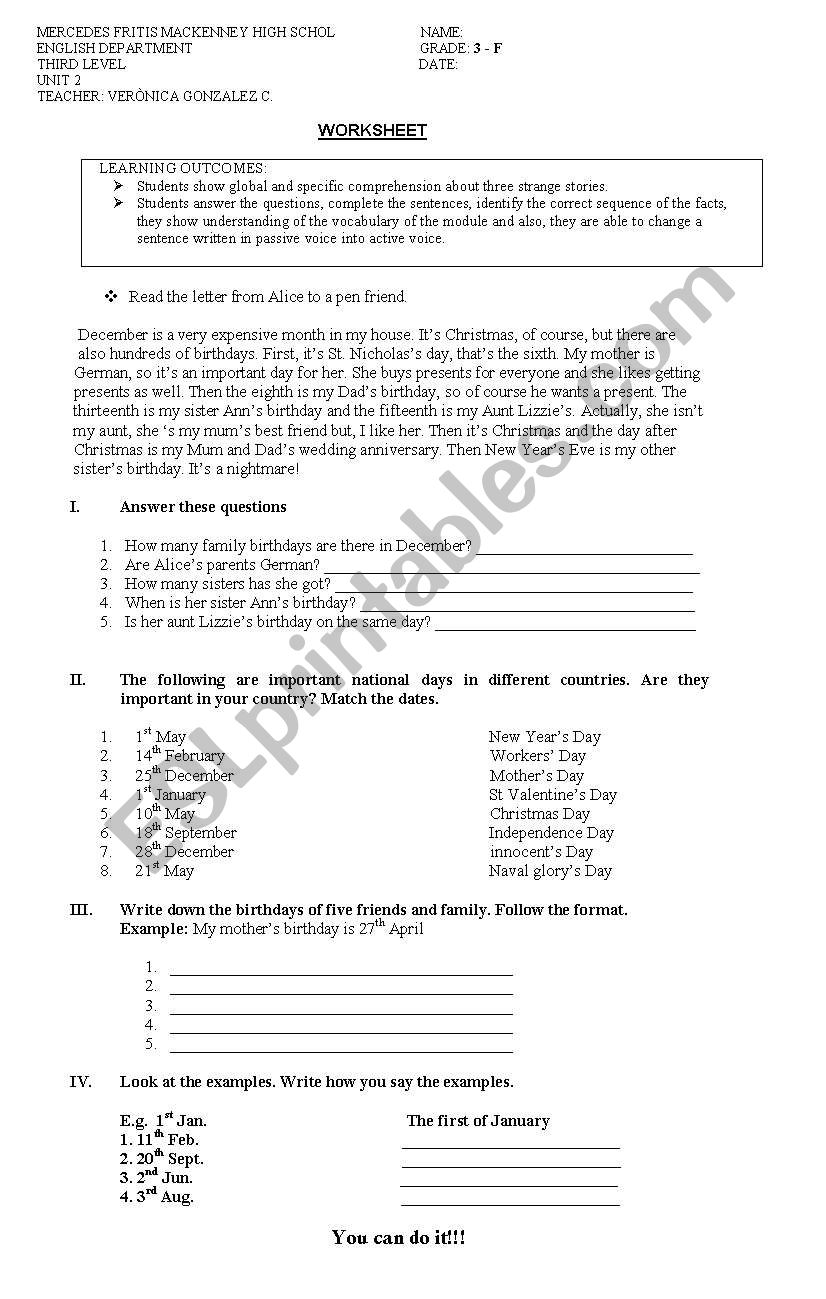 cardinal numbers  worksheet