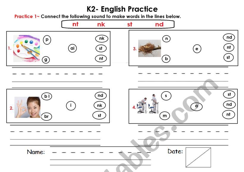 phonics worksheet