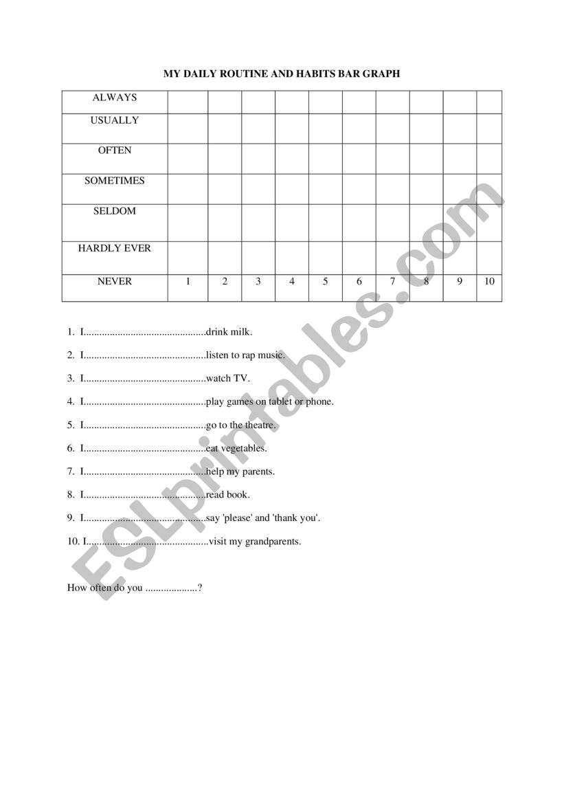 family members worksheet