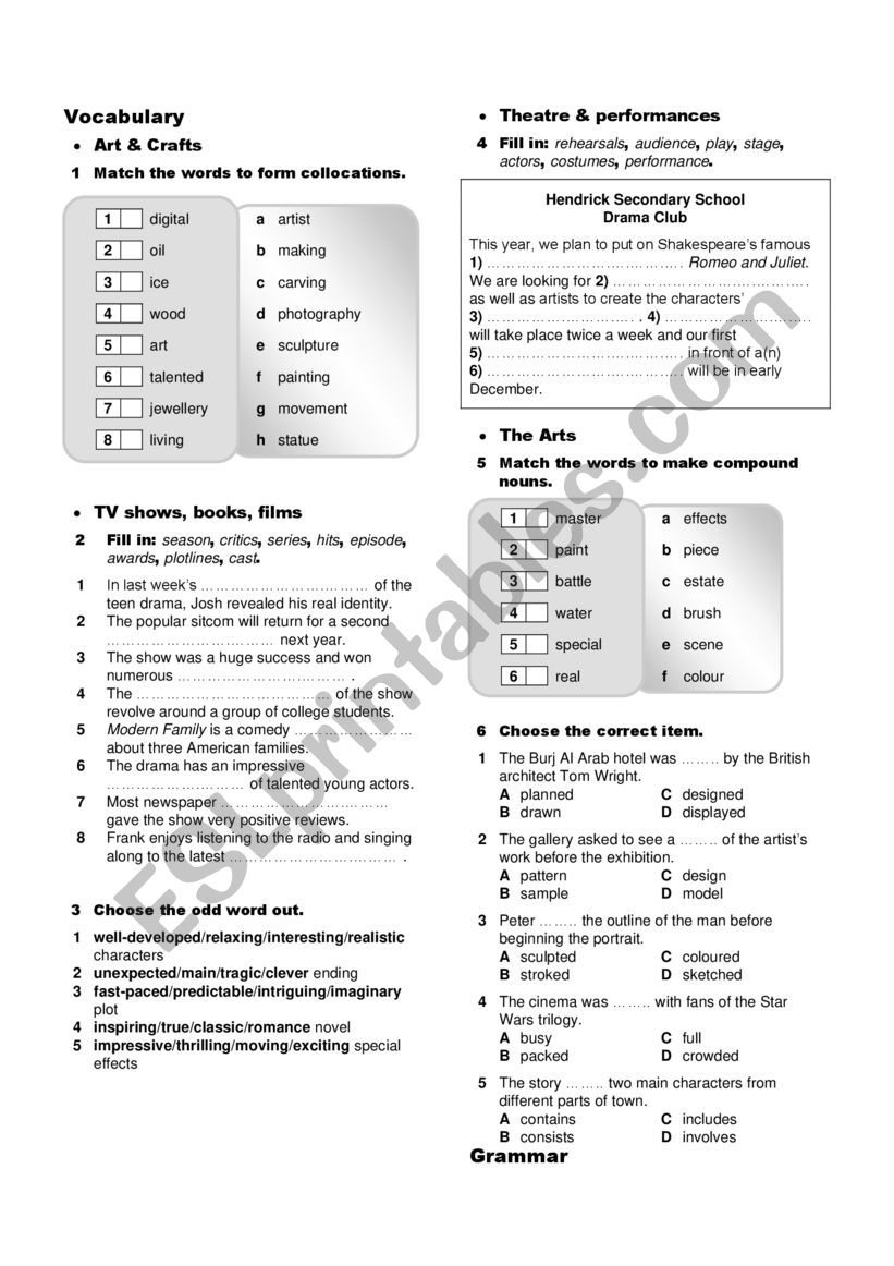 OnScreen Module 4 worksheet