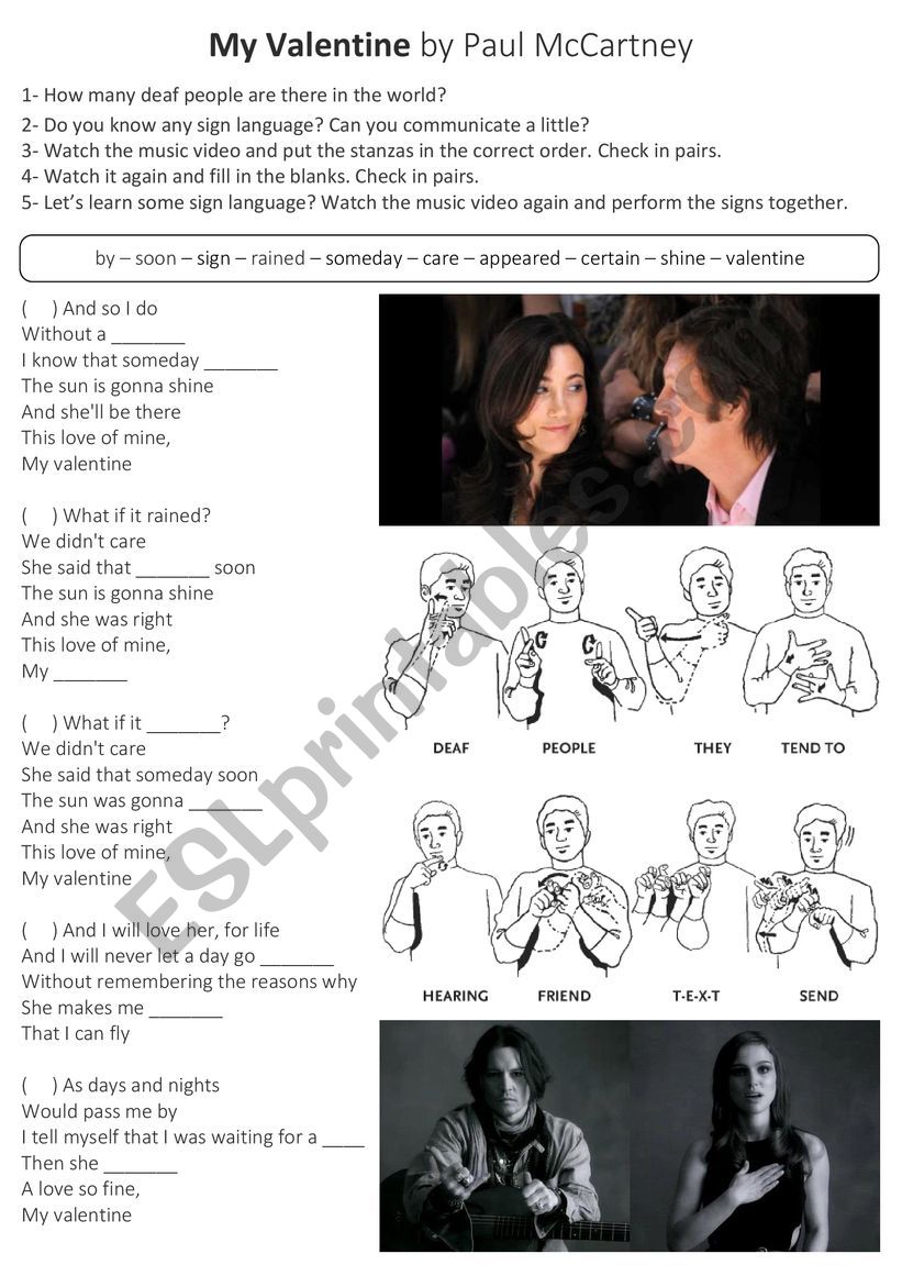 My Valentine by Paul McCartney - Song