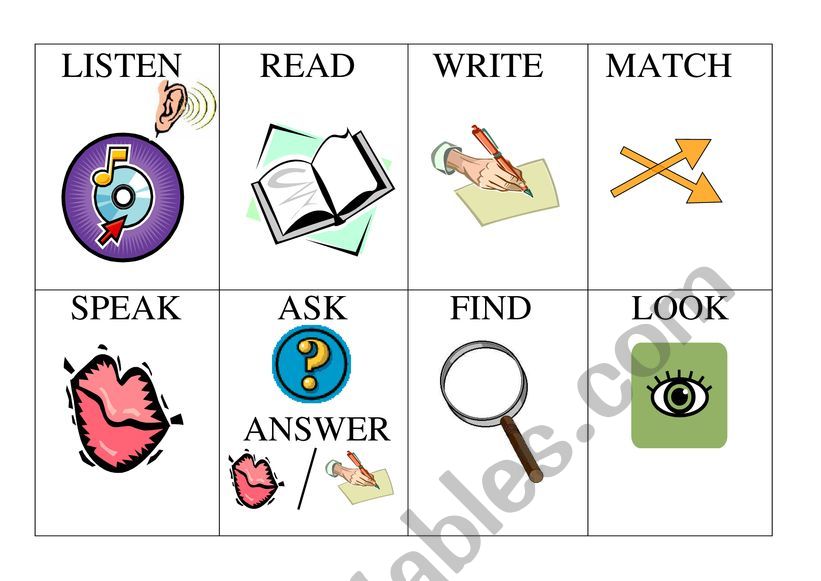 verbs esl worksheet by irenega