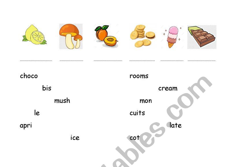 Food worksheet