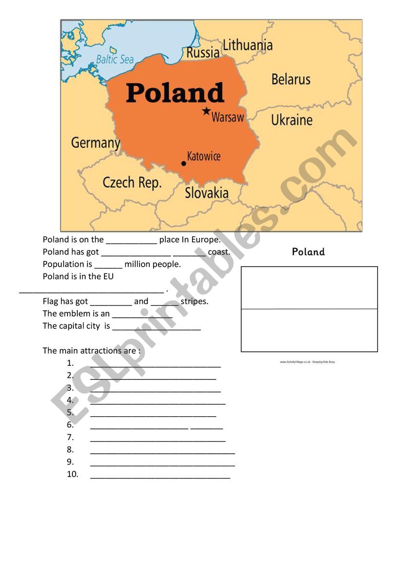 Meet Poland worksheet