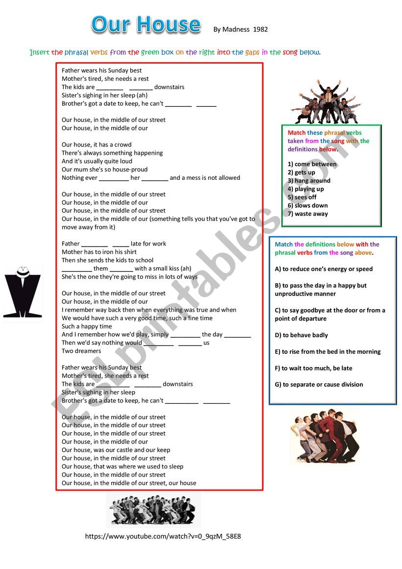 Phrasal Verbs in Songs: Our House by Madness