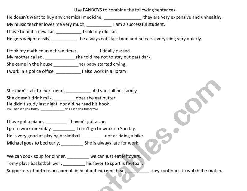 compound-sentences-esl-worksheet-by-salanis19