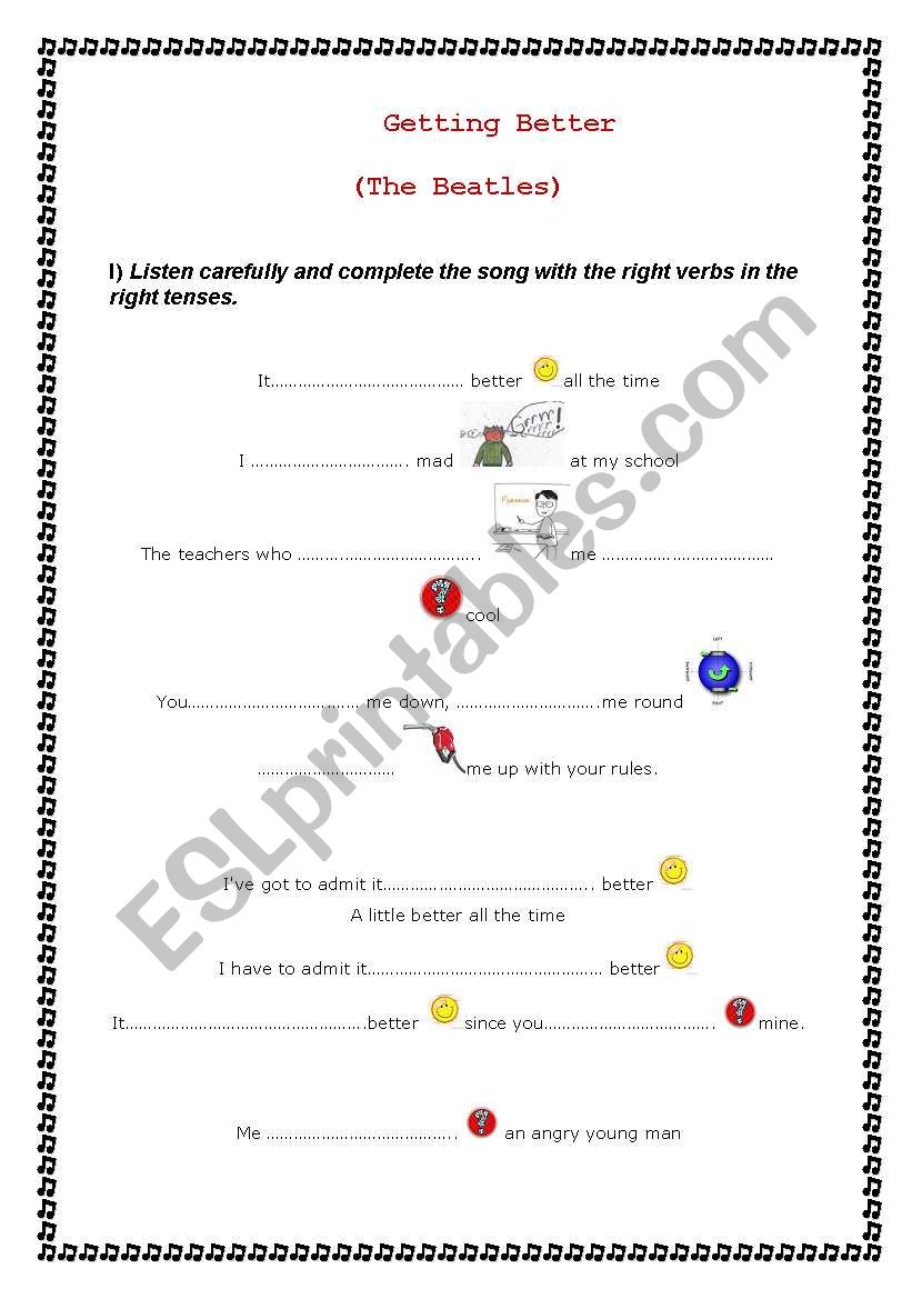Getting better (The Beatles) part 1