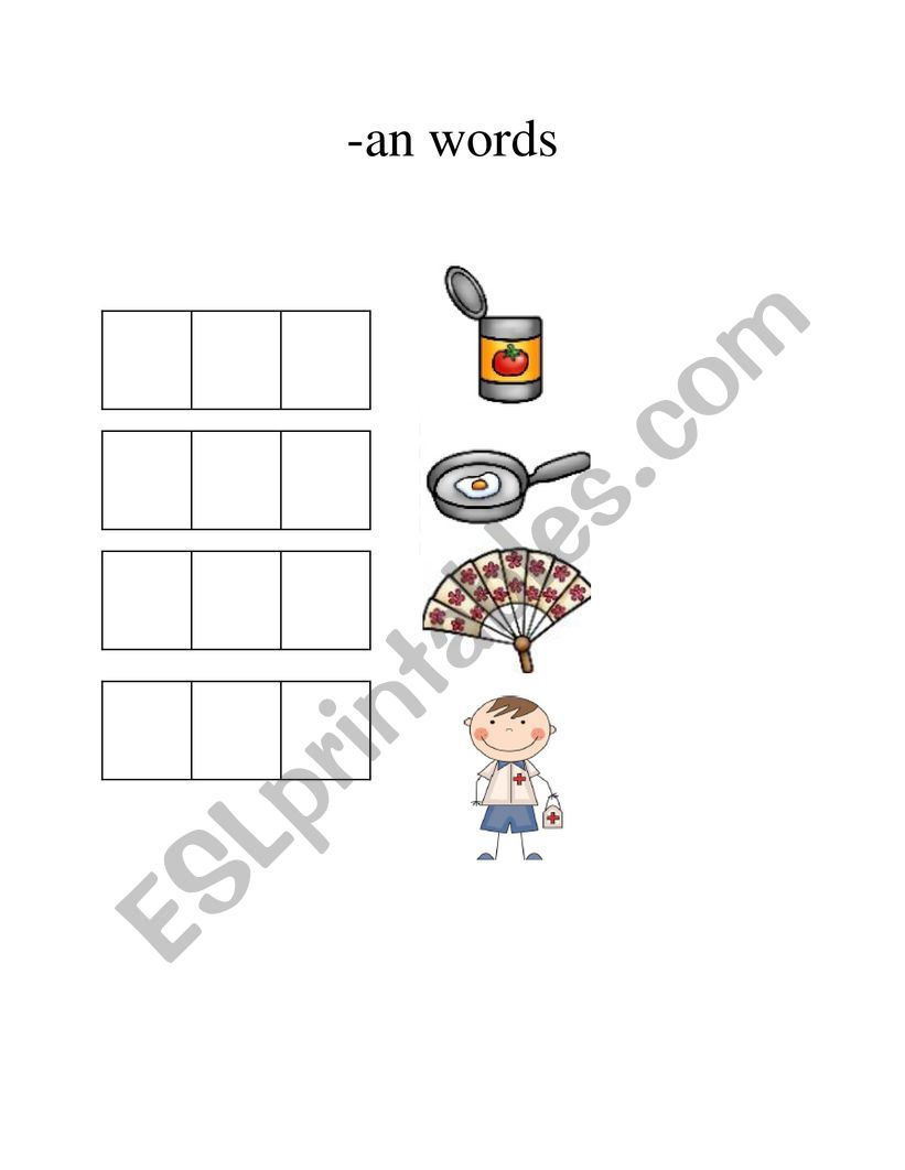 -ap cvc word spelling worksheet