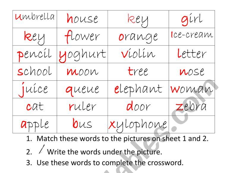 Alphabet Recognition  worksheet