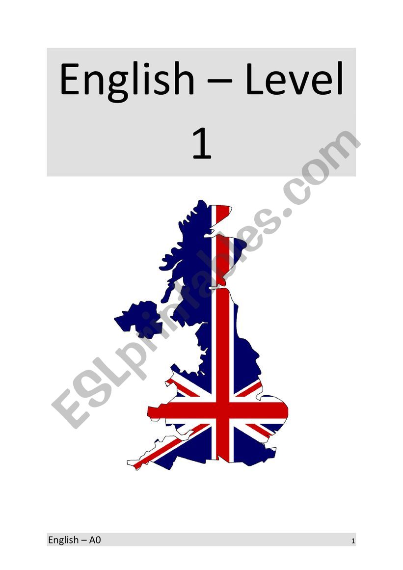 English Alphabet and numbers worksheet