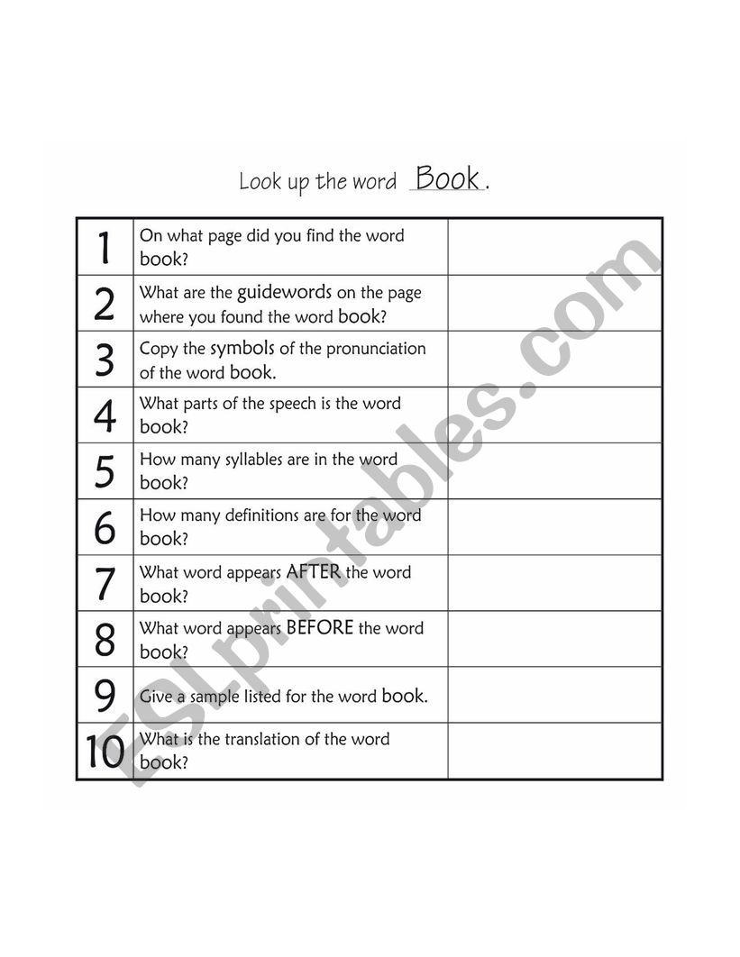 Great for my students! worksheet