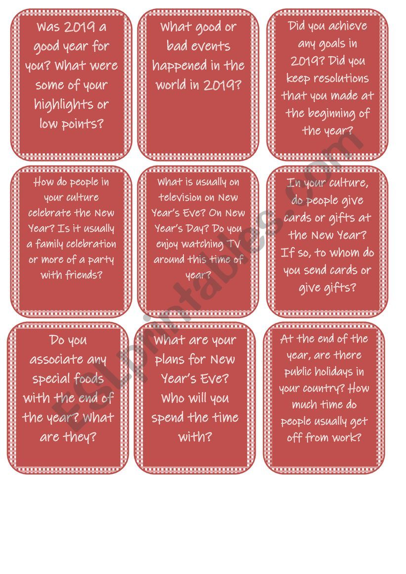 Christmas discussion questions - ESL worksheet by MironArt