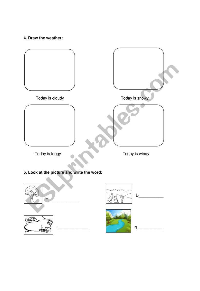 NATURE AND THERE BE worksheet