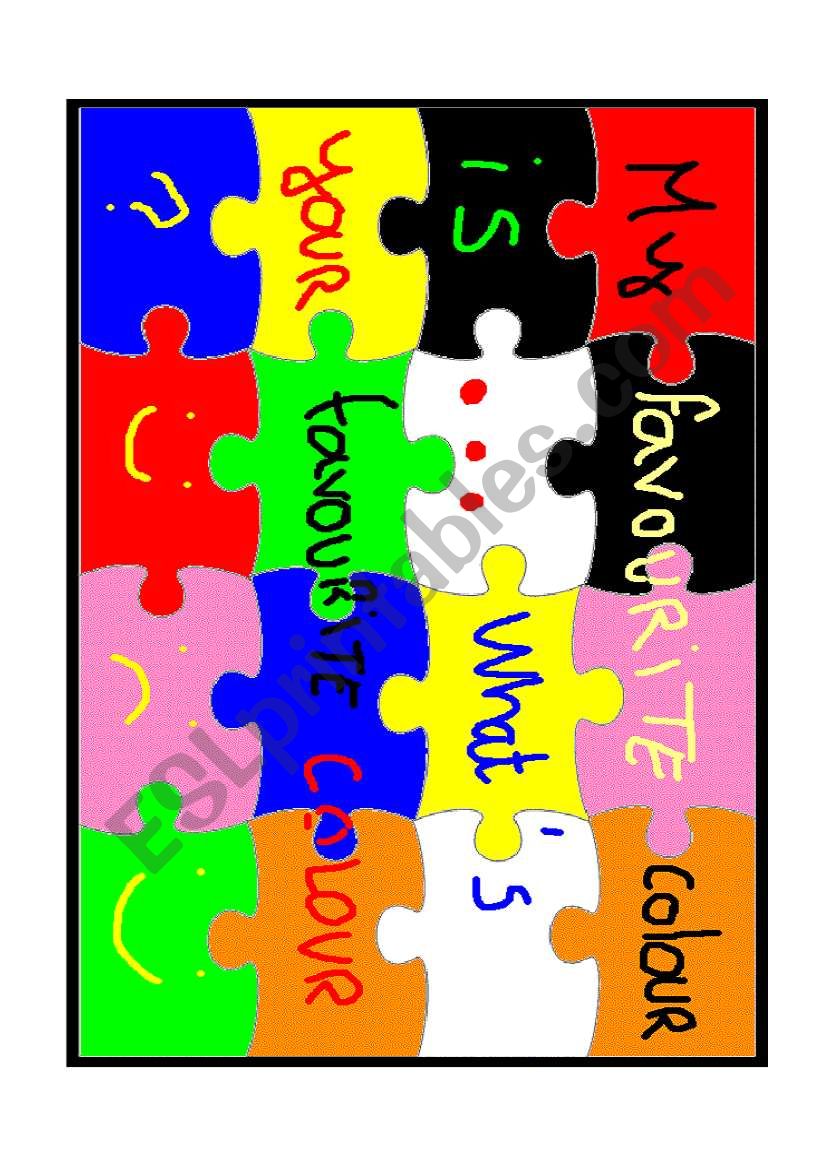 puzzle worksheet