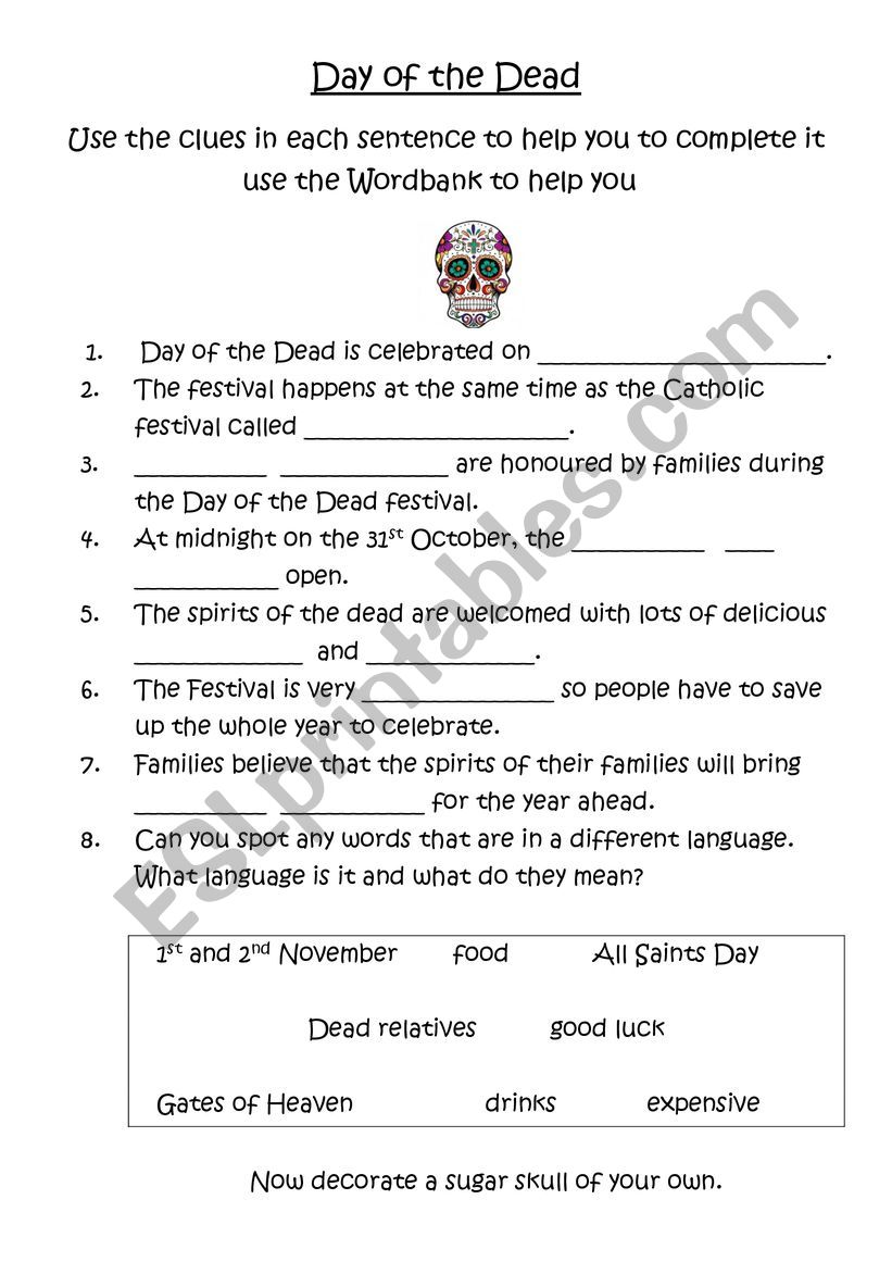 Mrs M worksheet