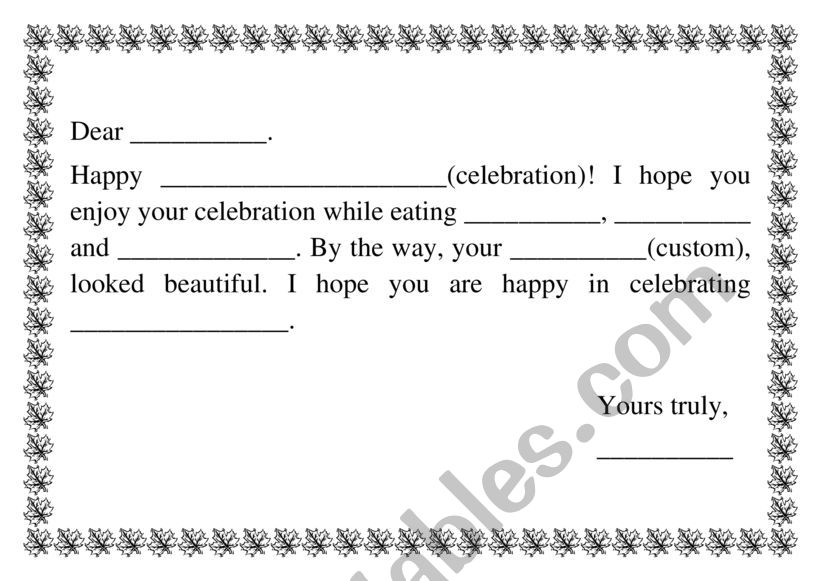 DEDICATION WISH worksheet