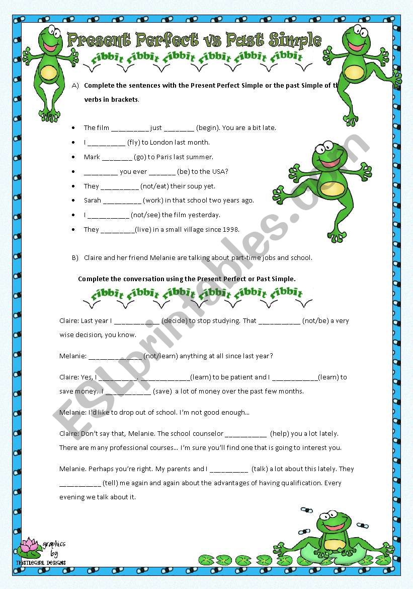 Past Simple vs Present perfect