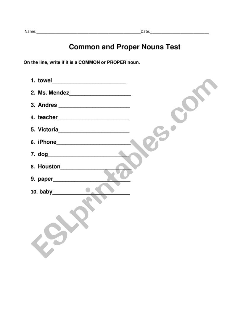 common-and-proper-noun-quiz-esl-worksheet-by-emilygaeta1