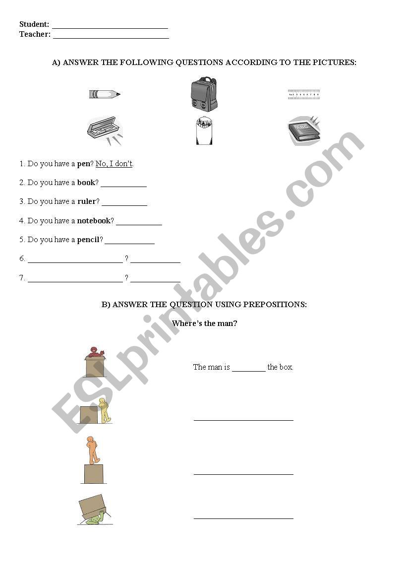 REVISION (2 PAGES) worksheet