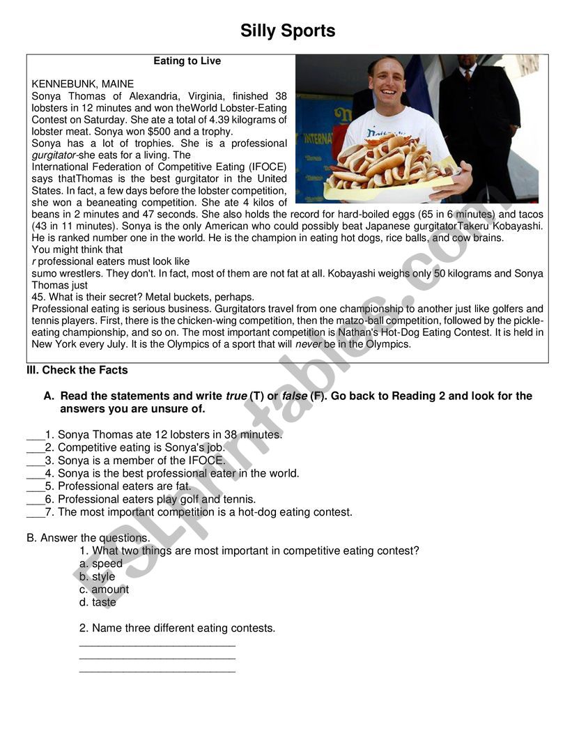 gurgitator worksheet