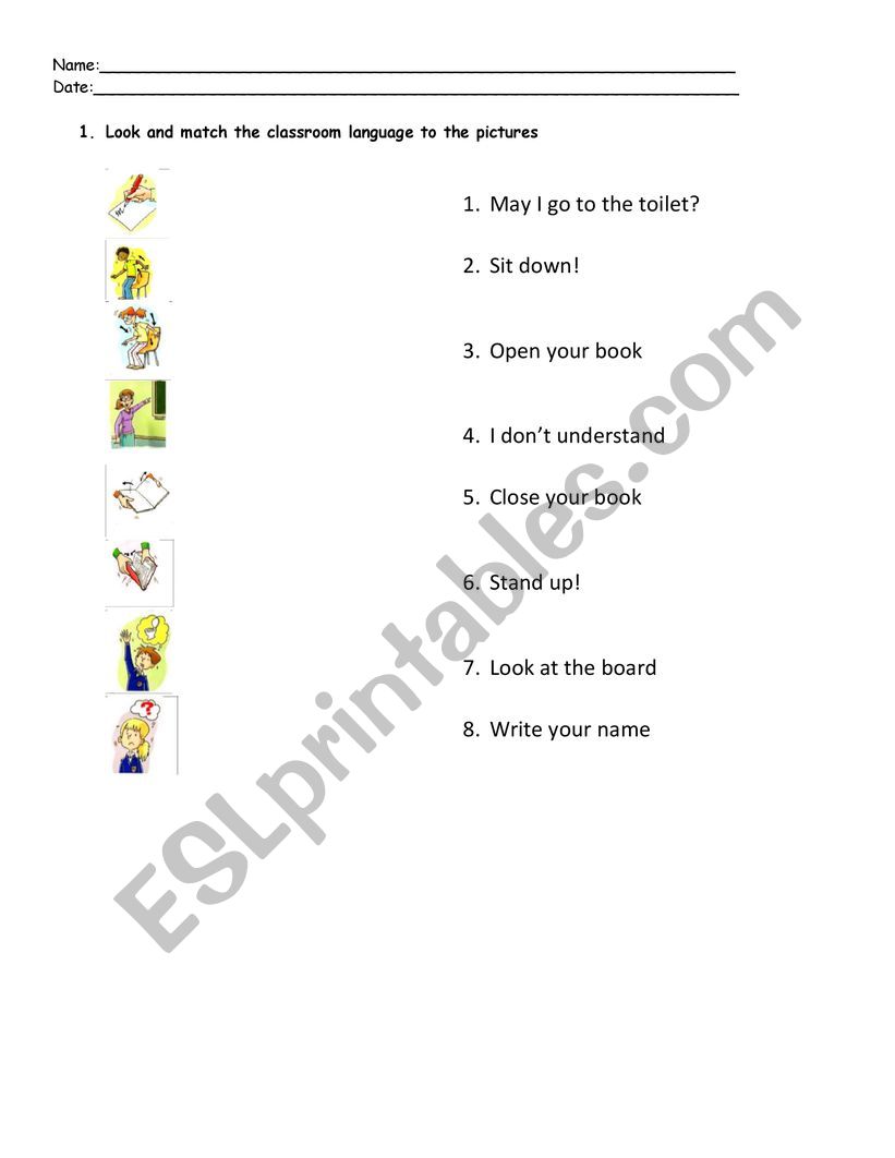 5TH ENGLISH TEST  worksheet