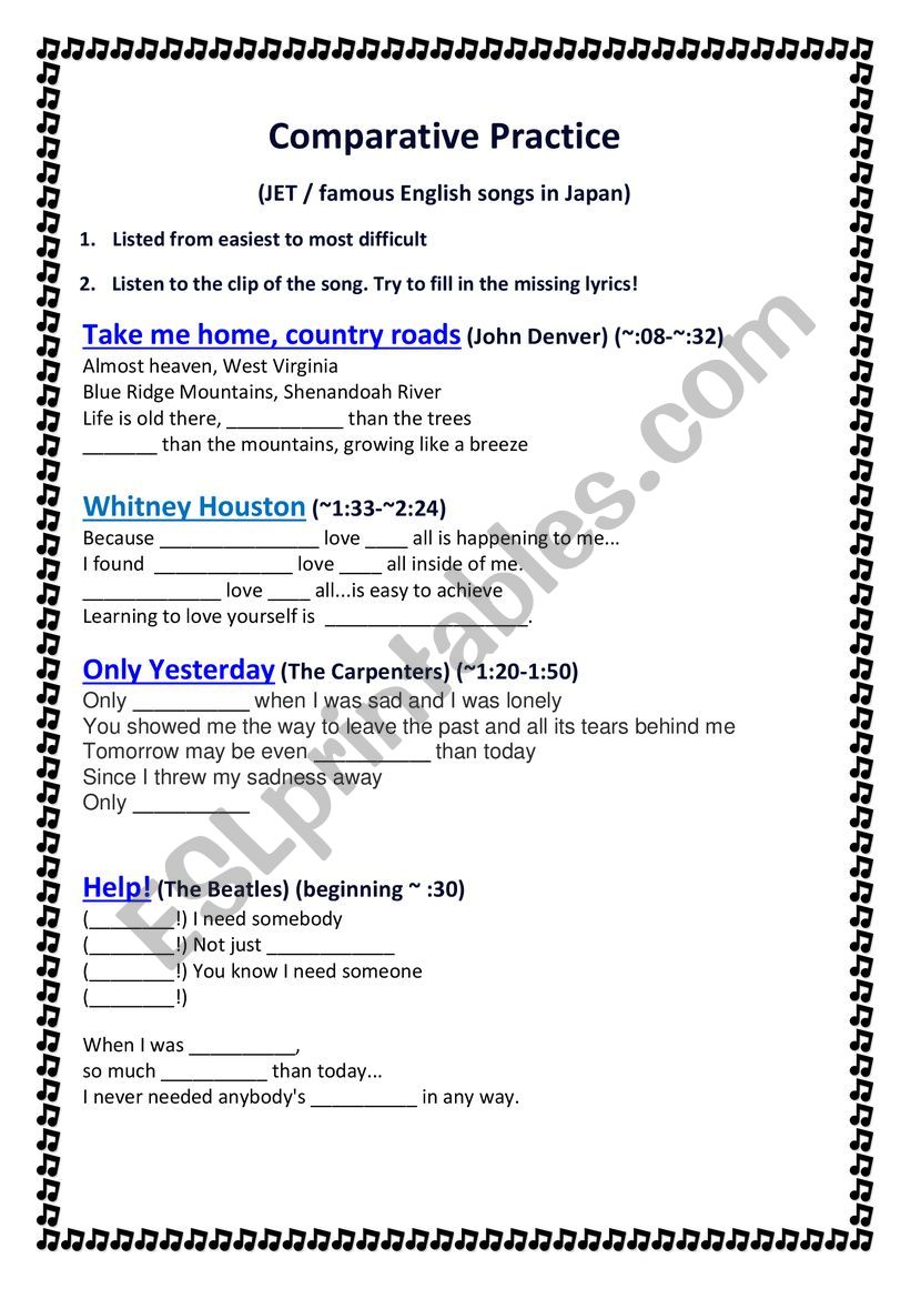 JET-famous-English-songs-in-Japan-to-practice-comparative-adjectives