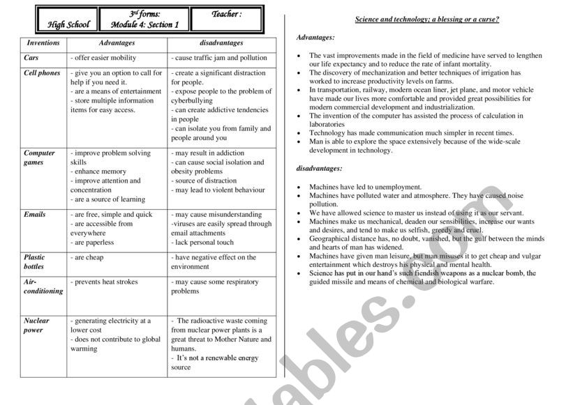 3rd form Module 4 section 1 (part2)