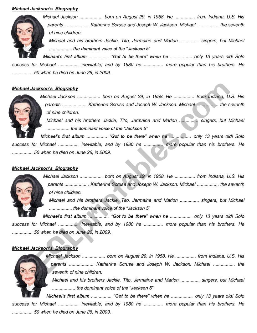 michael-jackson-biography-esl-worksheet-by-luciana3990