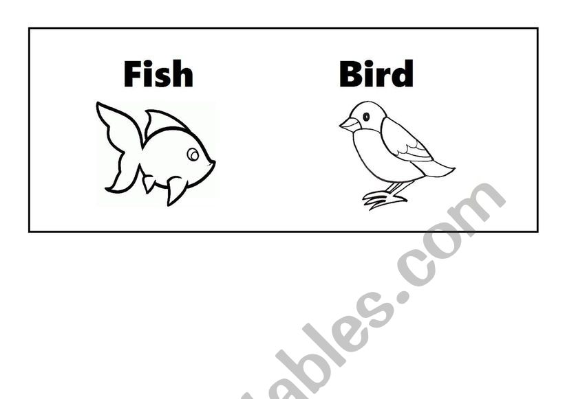 Animals Flashcards worksheet