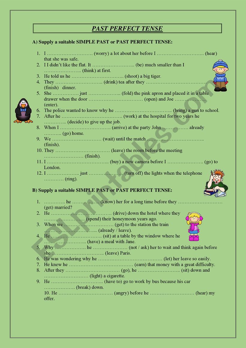 past-perfect-tense-worksheets-with-answers-perfect-tense-past-tense