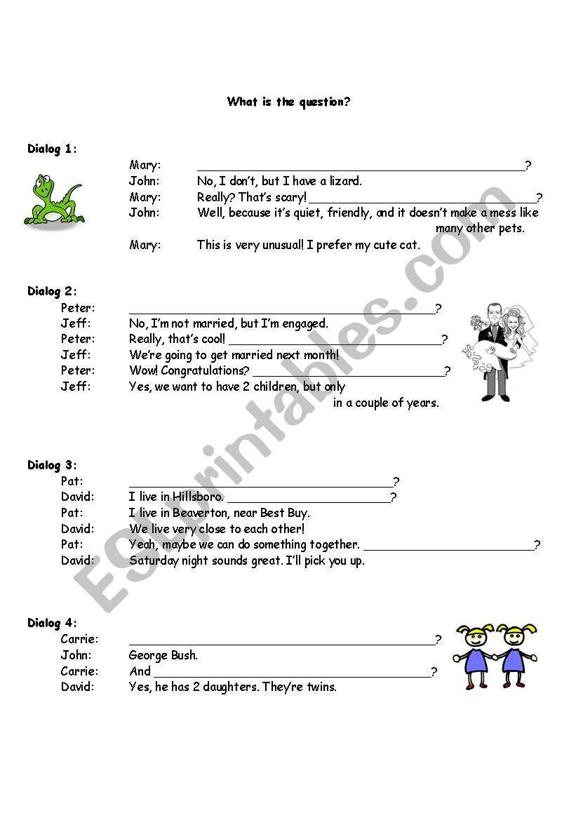 Basic verb tenses (asking questions)