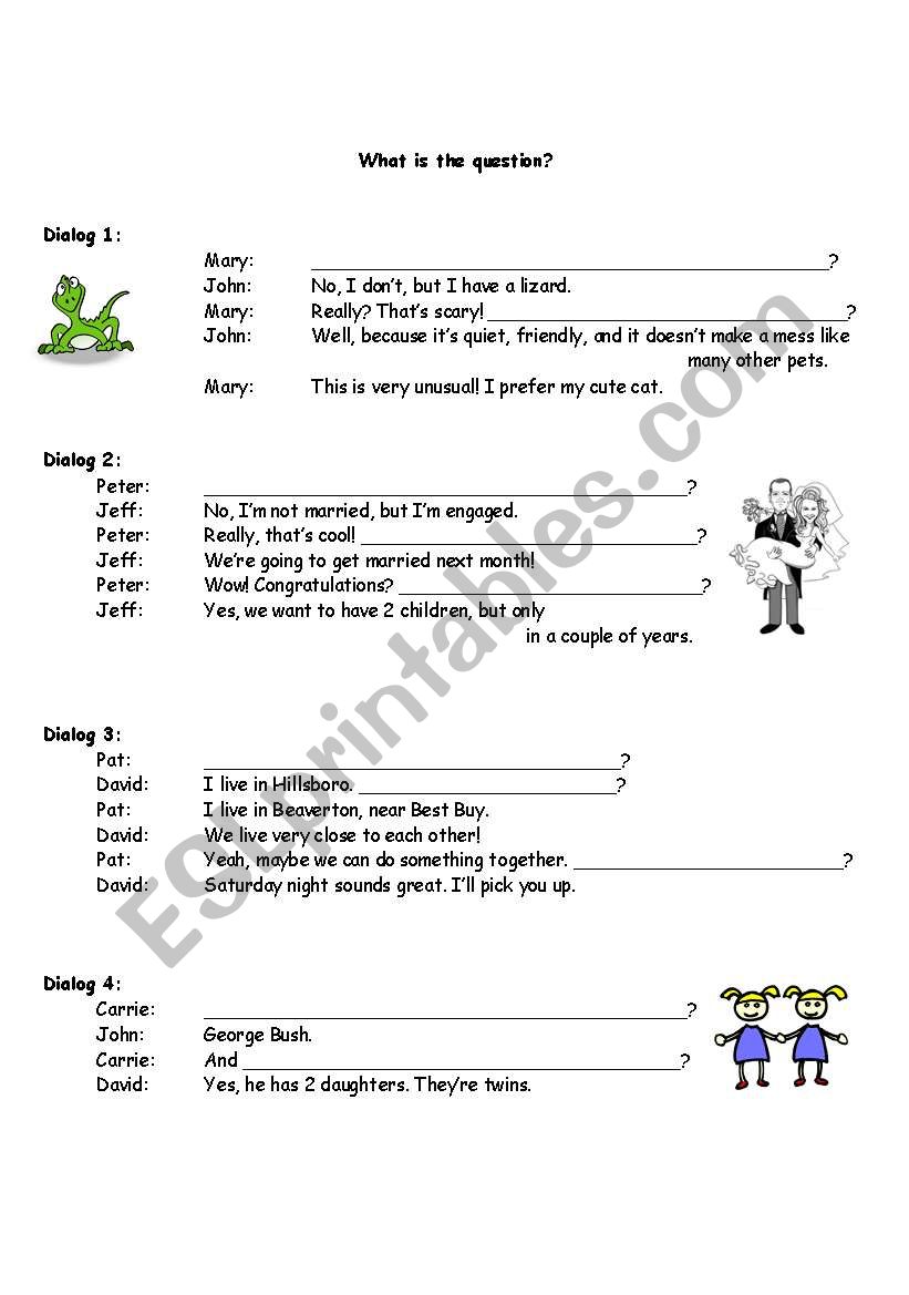 Basic verb tenses (asking questions)