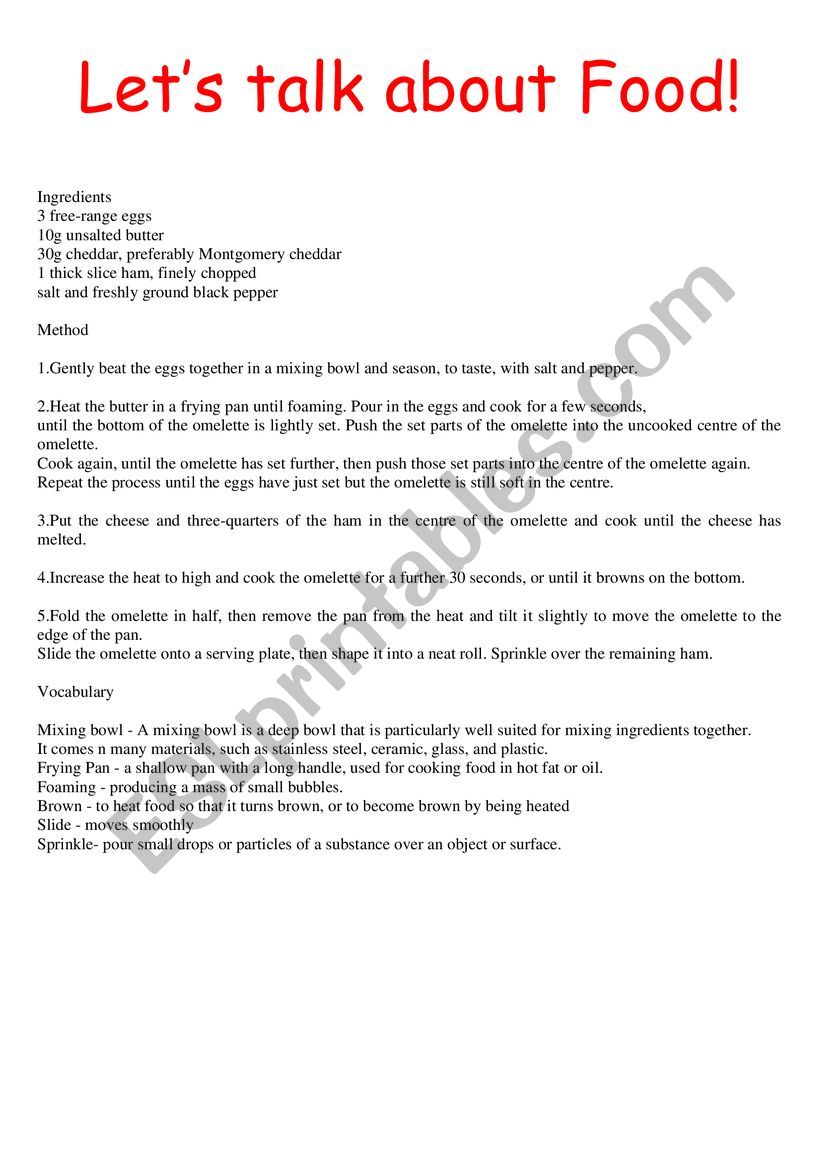 Countables and Uncountables worksheet