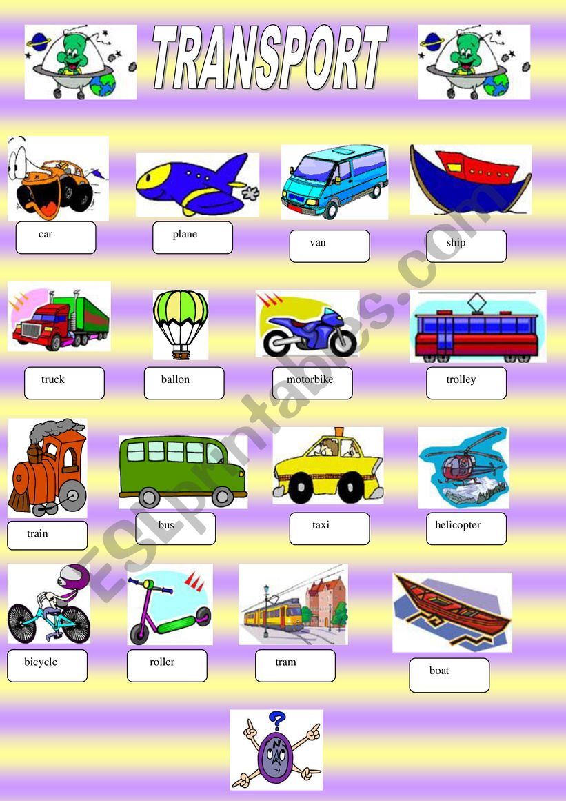 Transportation worksheet