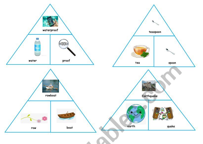 Compound words worksheet