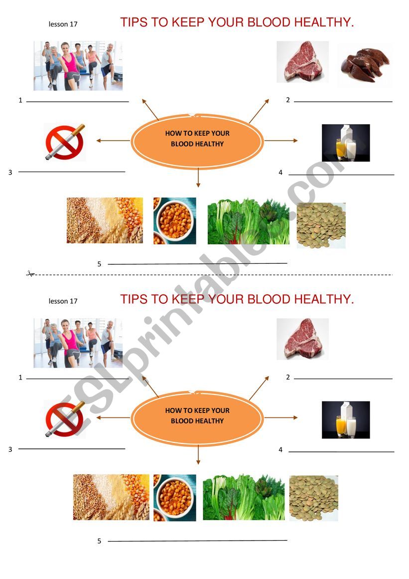 lesson 17 tips to keep your blood healthy