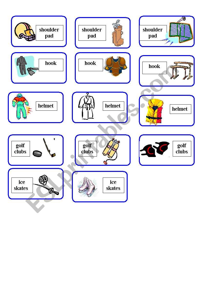 Sport Equipment Domino ( 2 o f 4 )