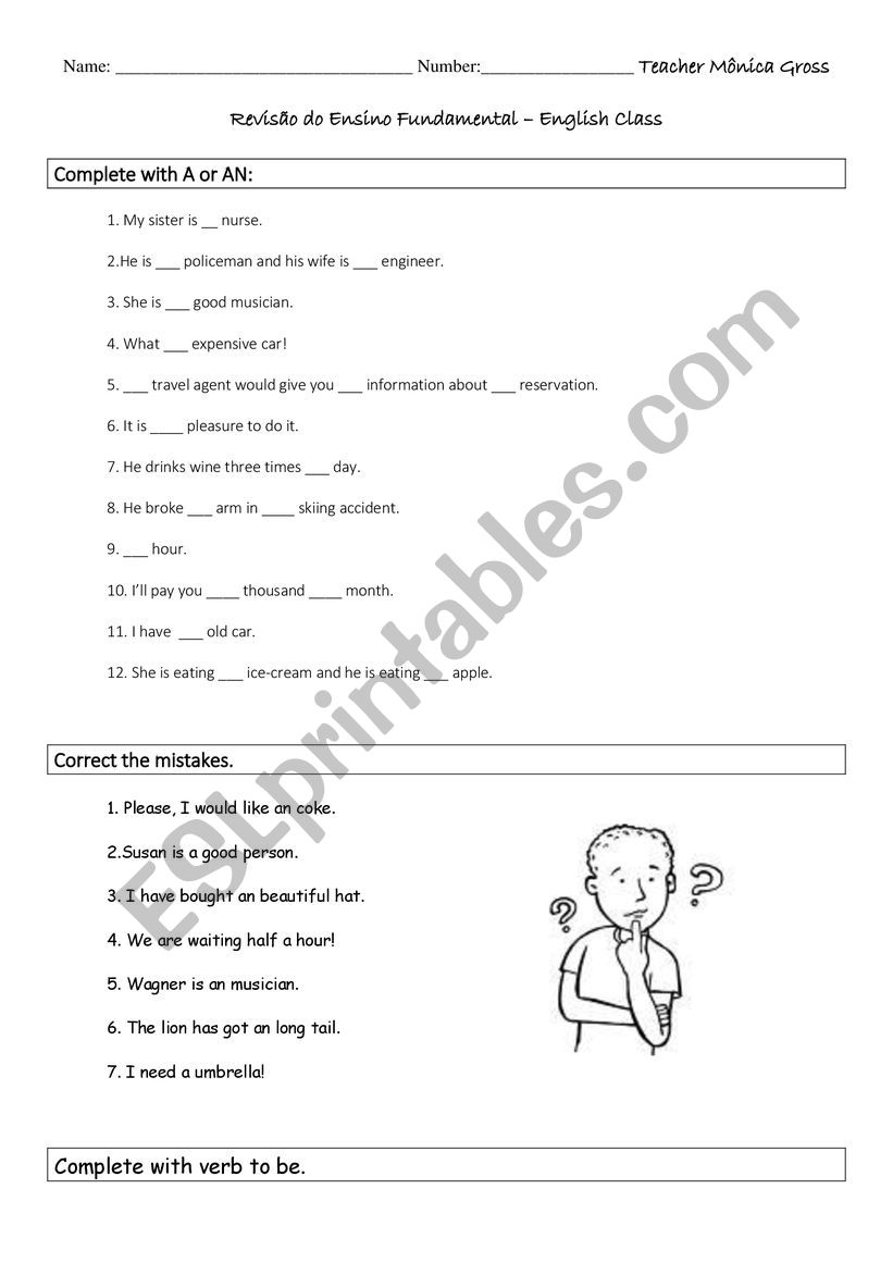 Review - mix  worksheet