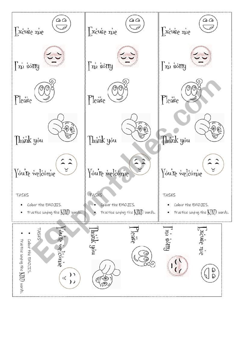 Be Kind! worksheet
