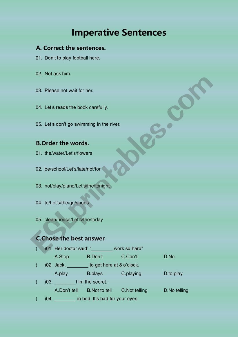 imperative-sentences-esl-worksheet-by-mcdullliu55