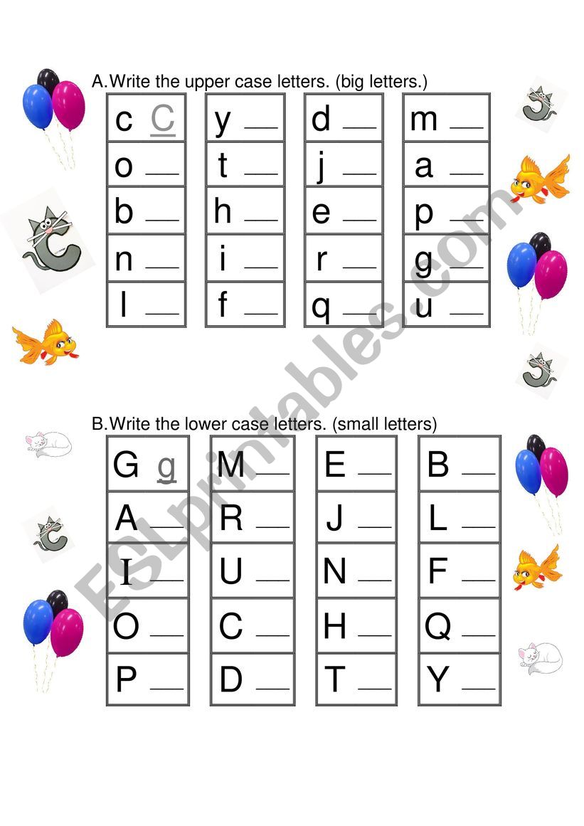 Alphabet Exercise  worksheet