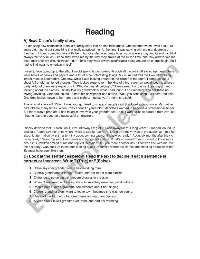 Mrs worksheet