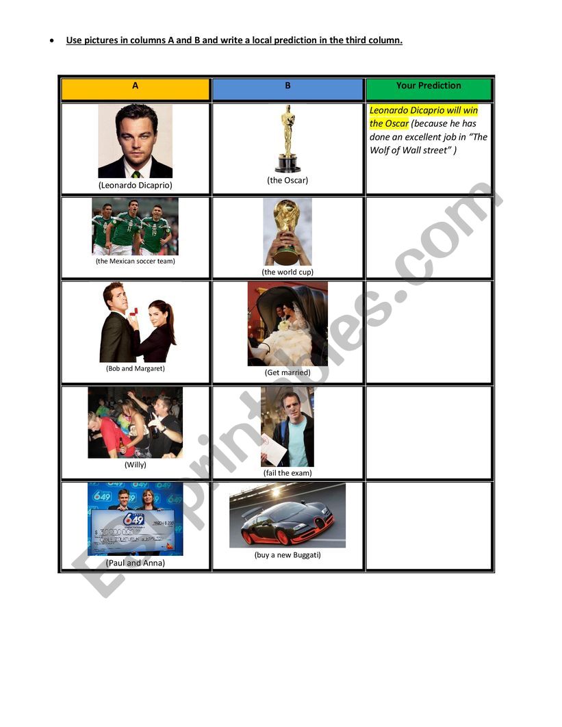 Future Simple worksheet