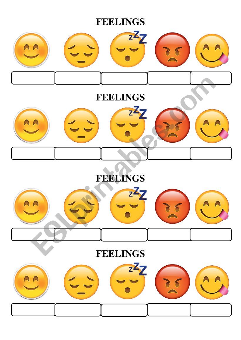 Feelings - basic worksheet worksheet