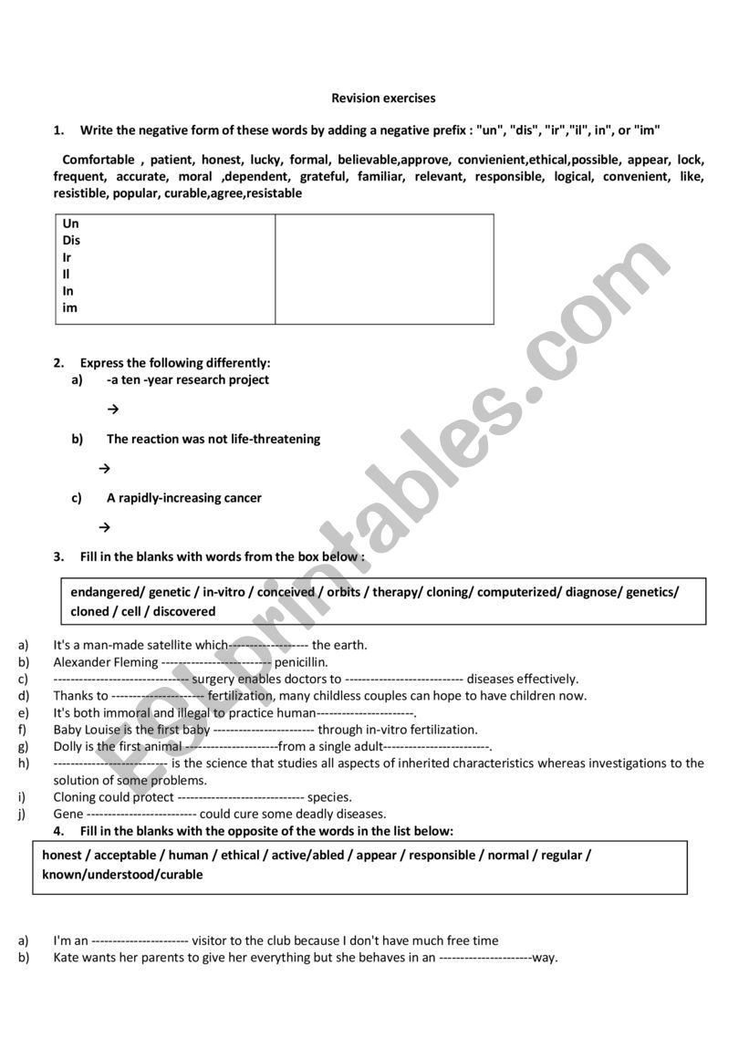 module 4 exercises worksheet