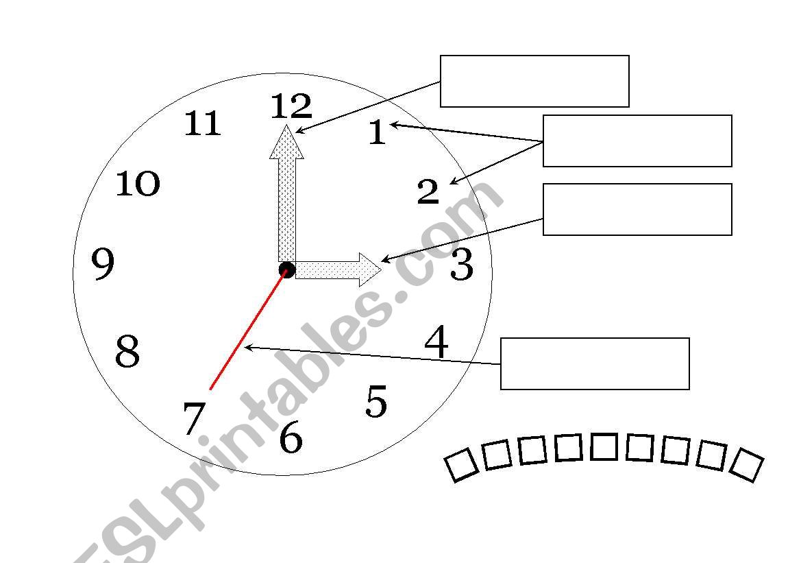 The Clock worksheet