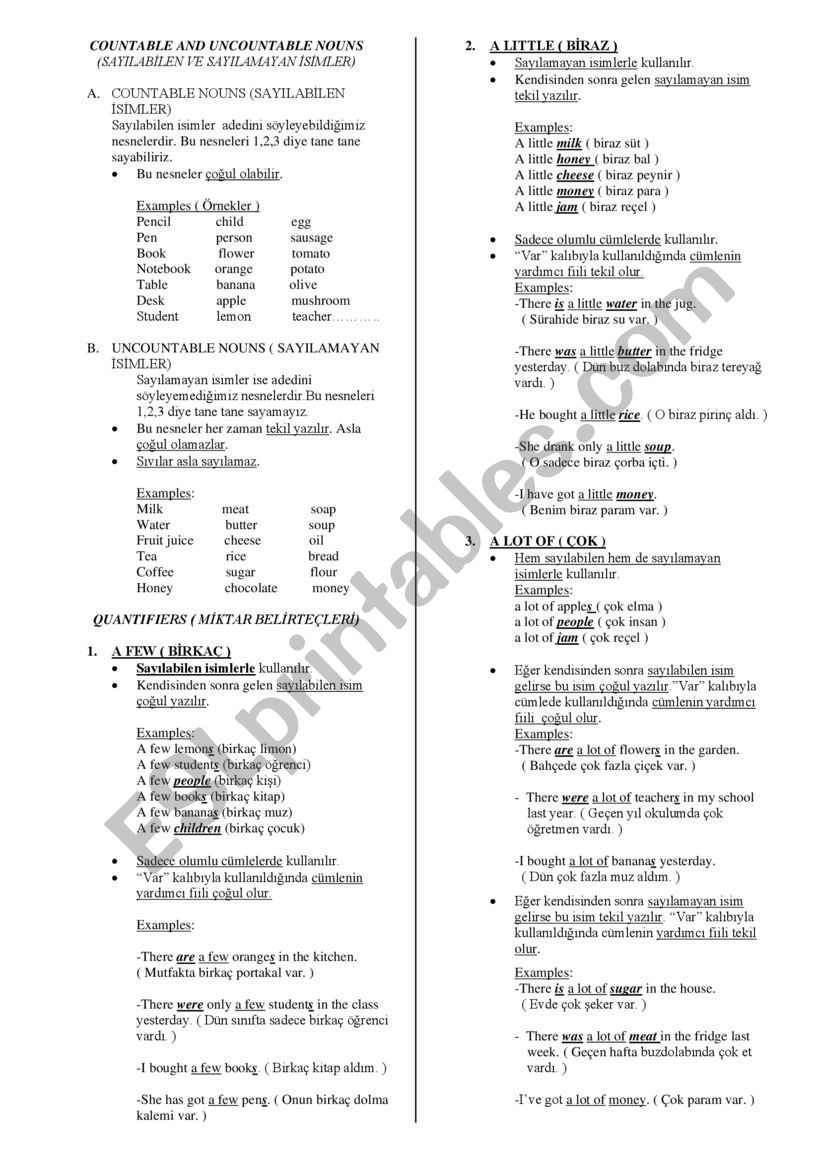 quantifiers worksheet