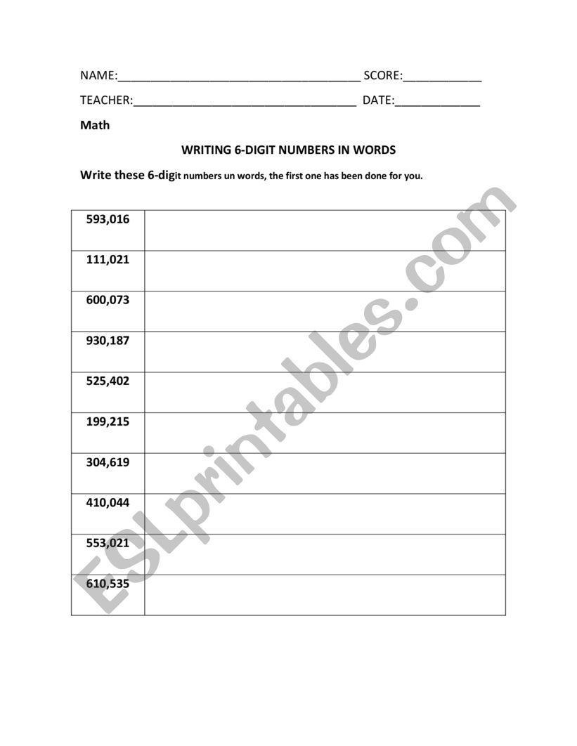 6-digit-numbers-names-esl-worksheet-by-wasalx1993