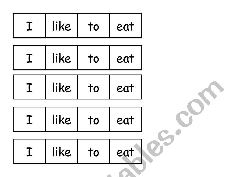 Jumble Words worksheet