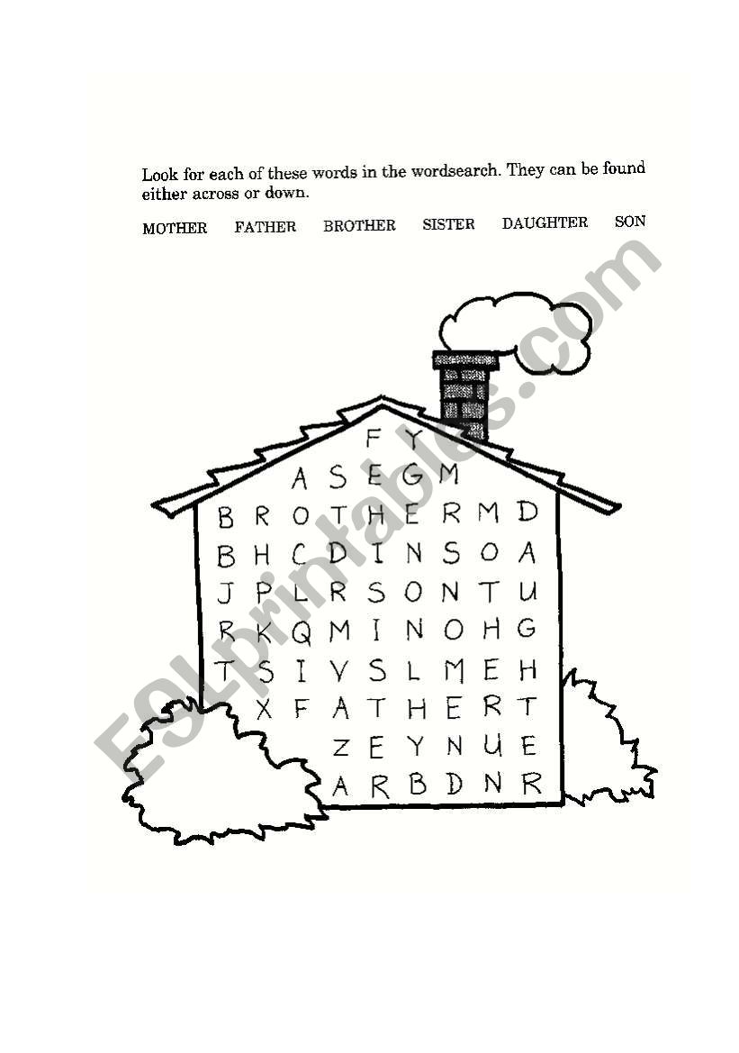 Family worksheet